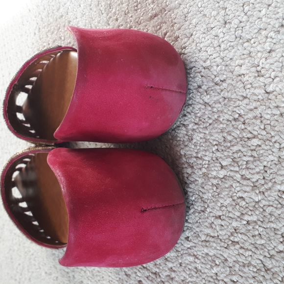 L'intervalle pink flats with gold beading - Picture 4 of 6